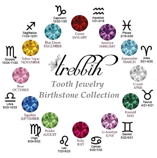 Swarovski Tooth Crystals & Tooth Jewelry – trebbih inc.