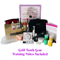 Special Offer Professional Tooth Gem Kit by Rubyscraft With Swarovski®  Crystal Dental Gems silver Edition Full Syringe Adhesive Kit BOX 